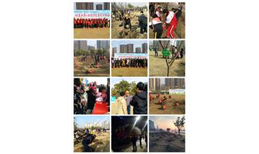 南通分公司與當(dāng)?shù)刂驹刚吖餐瑢崿F(xiàn)“同栽一棵樹，同抹一片綠”的夢想